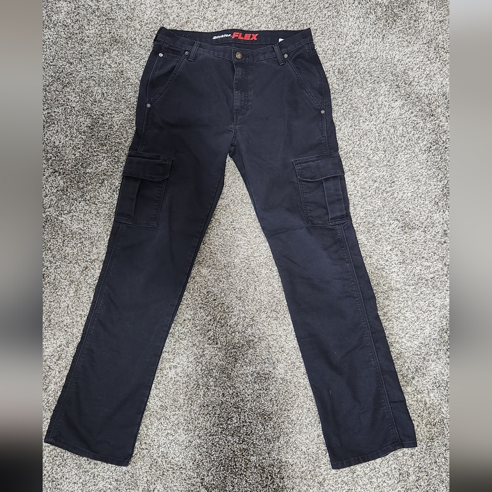 Mens Black Dickies Flex Pants